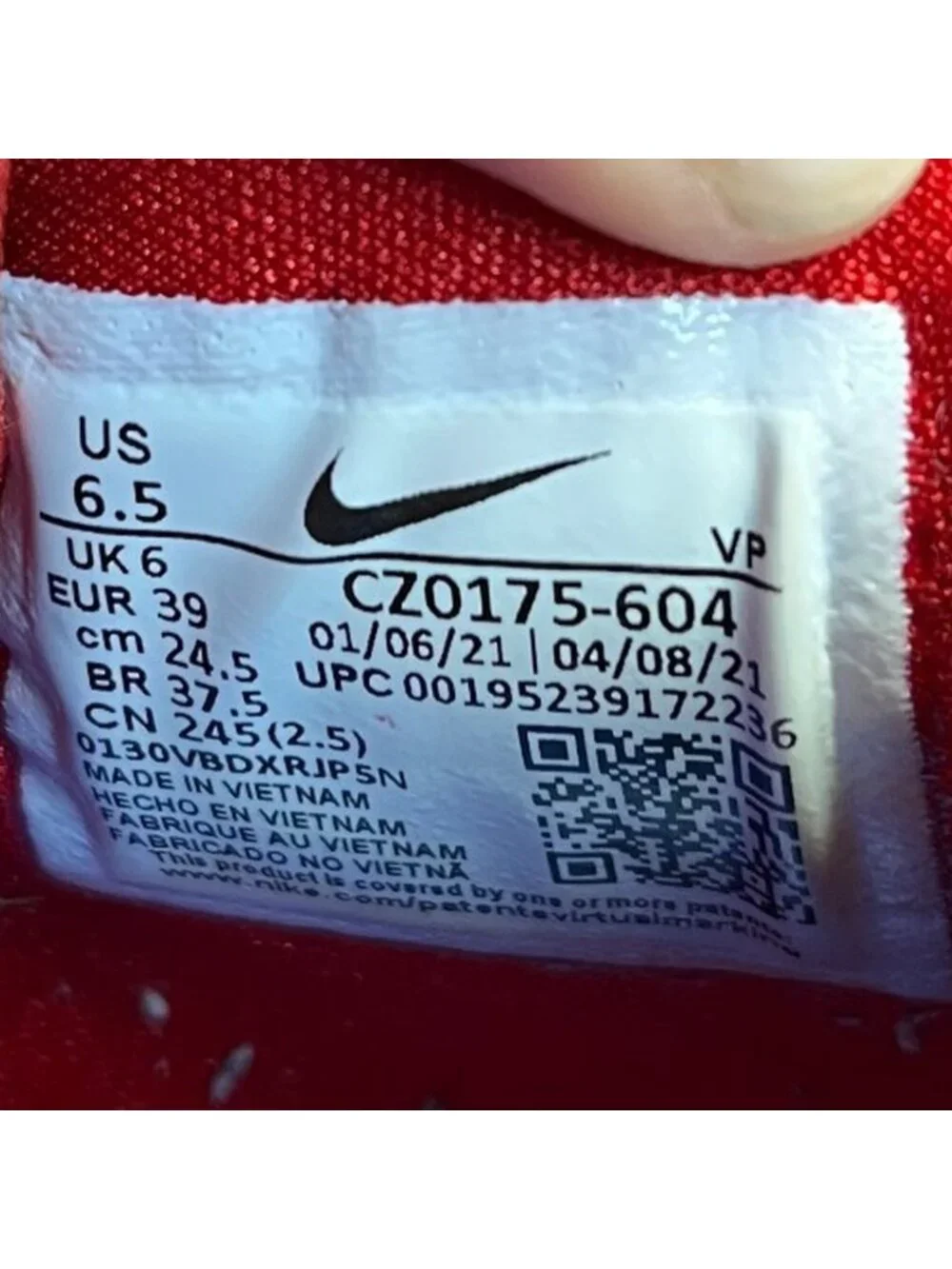 Nike Air Zoom GT Cut Mens Size 6.5 Red White Blue Running Walking Shoes Sneakers_11